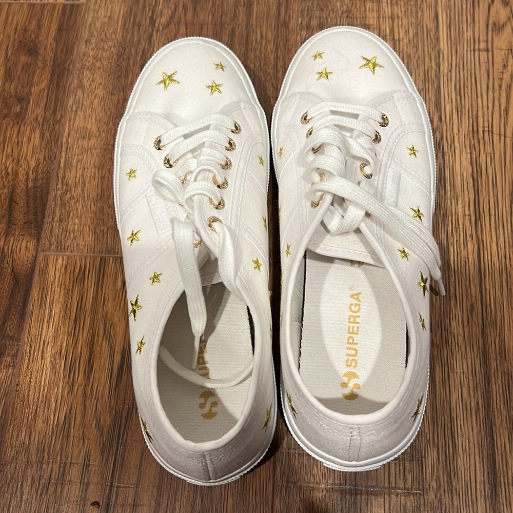 Superga Cotton Gold Star Shoes